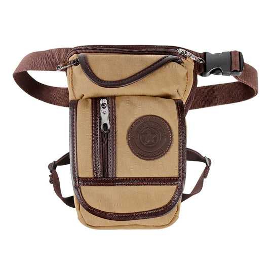 Portable Equestrian Drop Leg Bag Canvas Nylon Riding Waist Bag