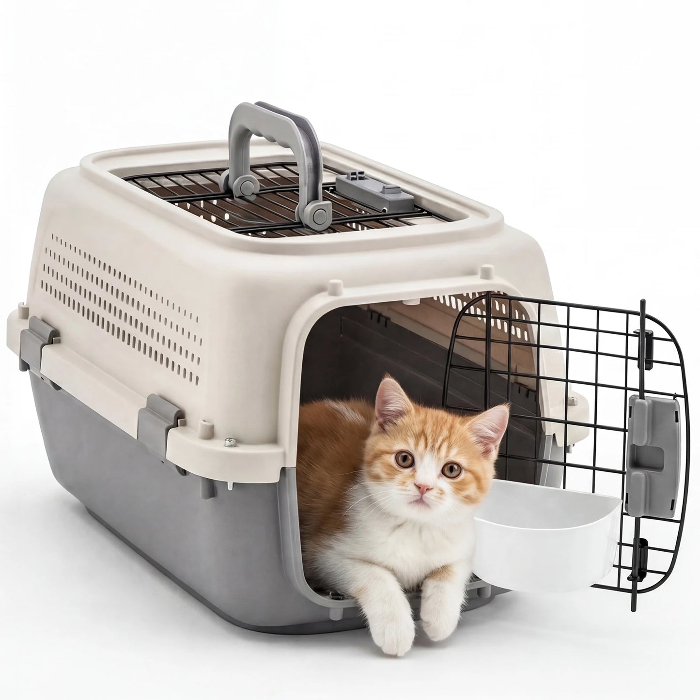 Pet Carrier With Enhanced Security Latches For Small Pets