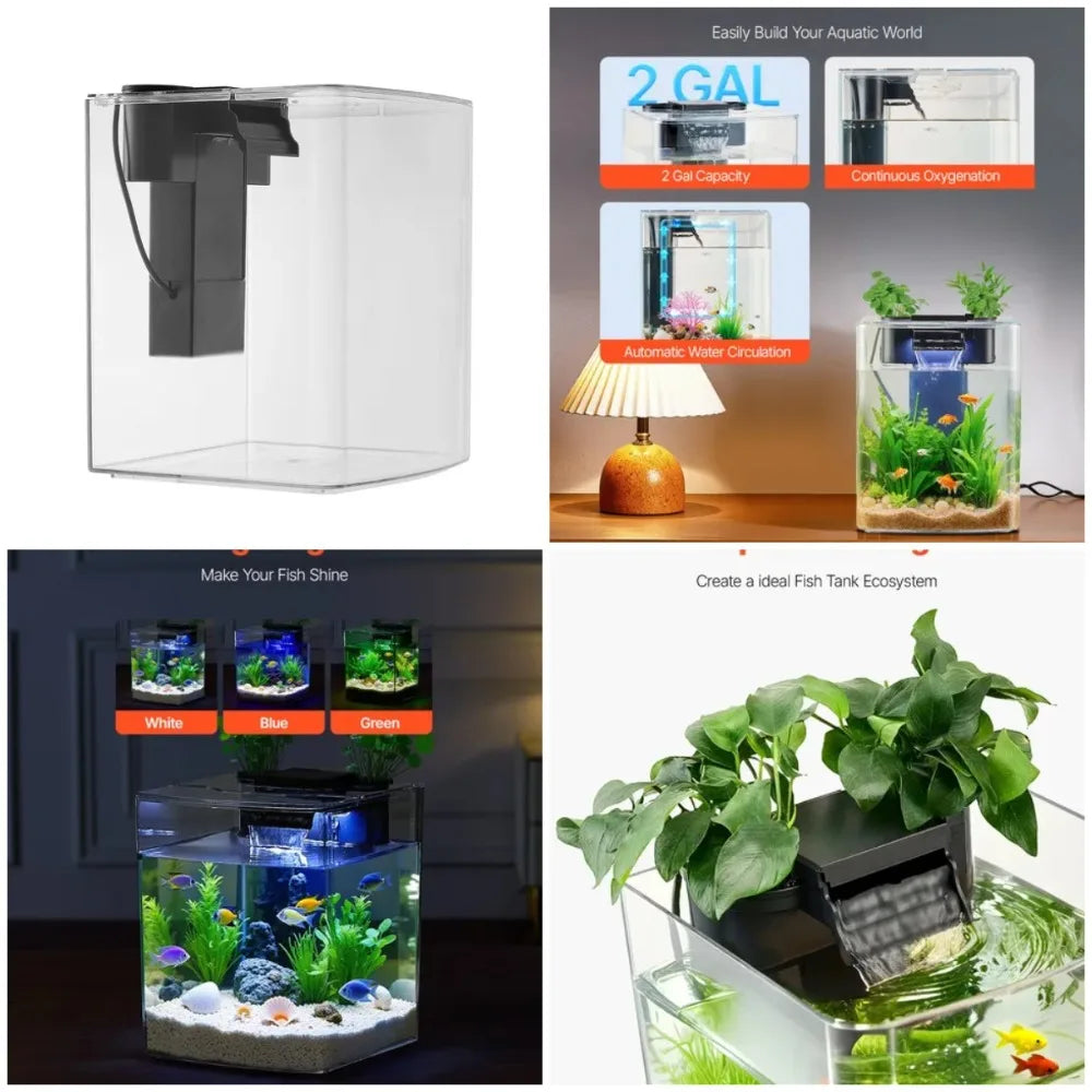 GPPS Smart Arch Clear Self Cleaning Aquarium System