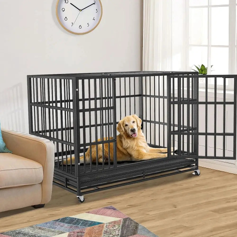 Indestructible Escapeproof Dog Crate Cage For Large Dogs