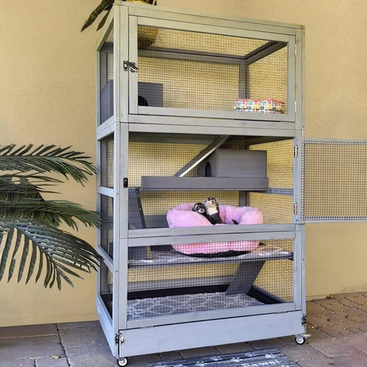 Critter Nation Ferret Cage for Small Pets Four Level Enclosure