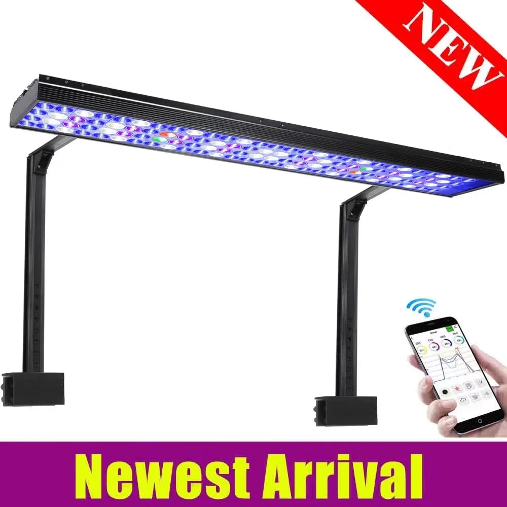 PopBloom WiFi Marine Aquarium Light Full Spectrum LED