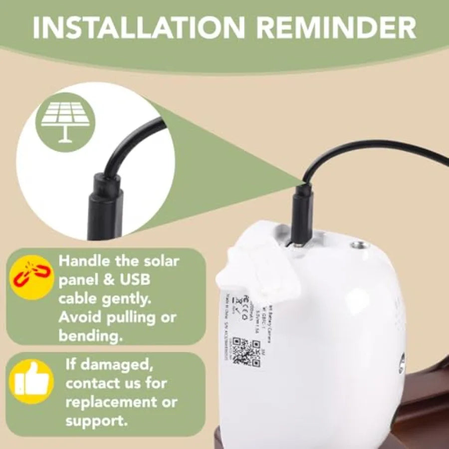 SHXI Solar Powered Smart Bird Feeder With Camera AI Identification