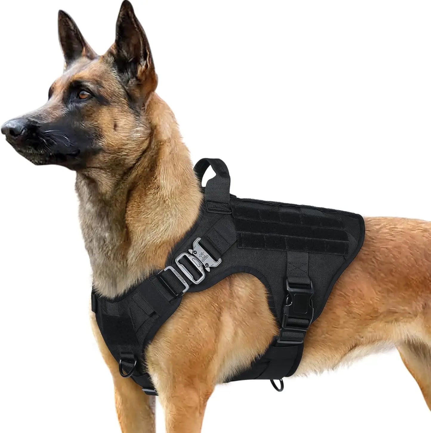 Tactical Heavy Duty Dog Harness For Large Breeds No Pull