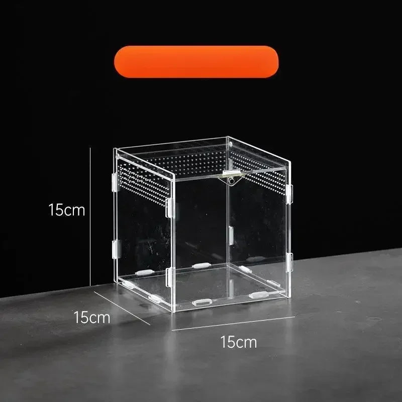 Acrylic Reptile Habitat Terrarium Box Enclosure For Tarantulas