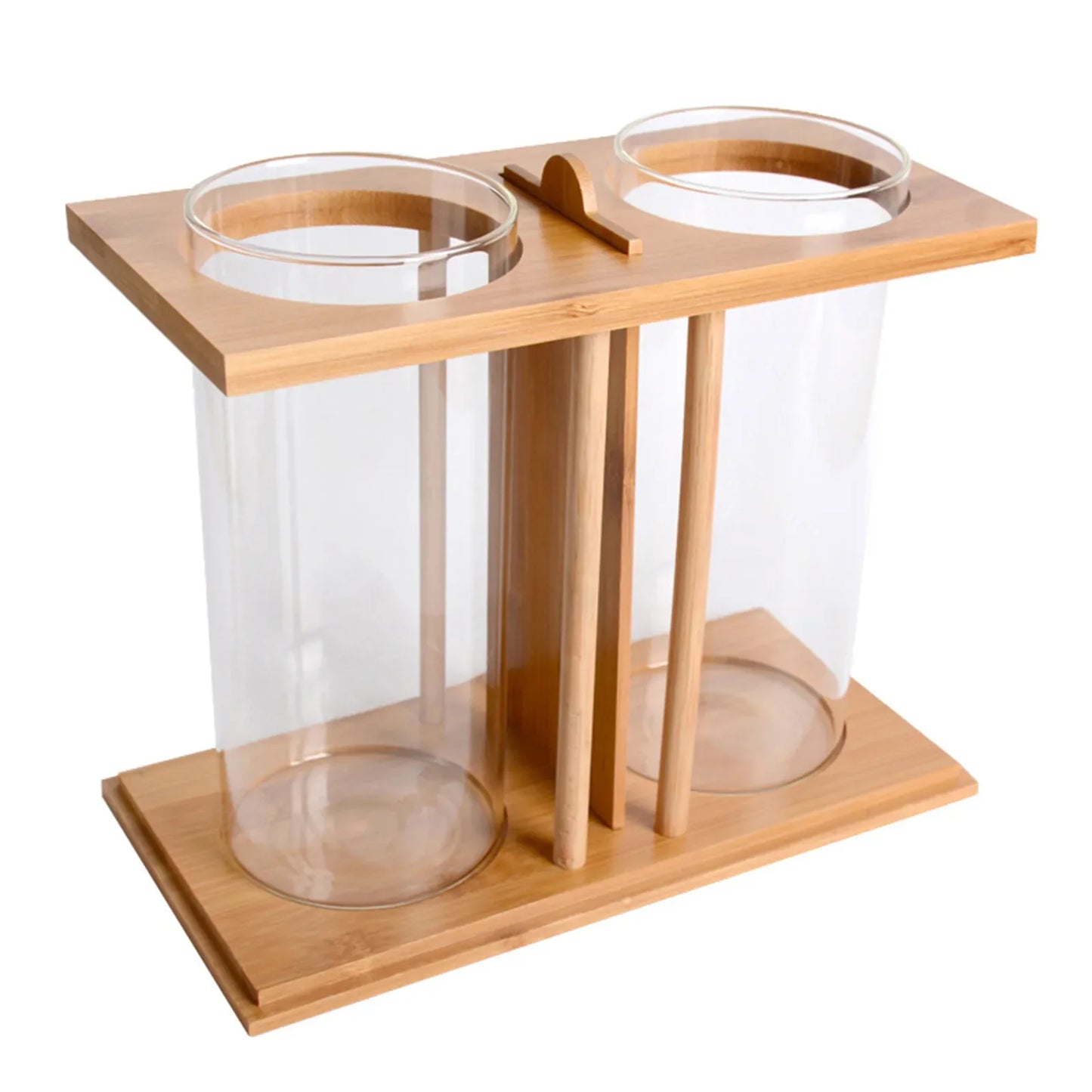 Mini Glass Desktop Aquarium Kit With Energy Efficient LED Light