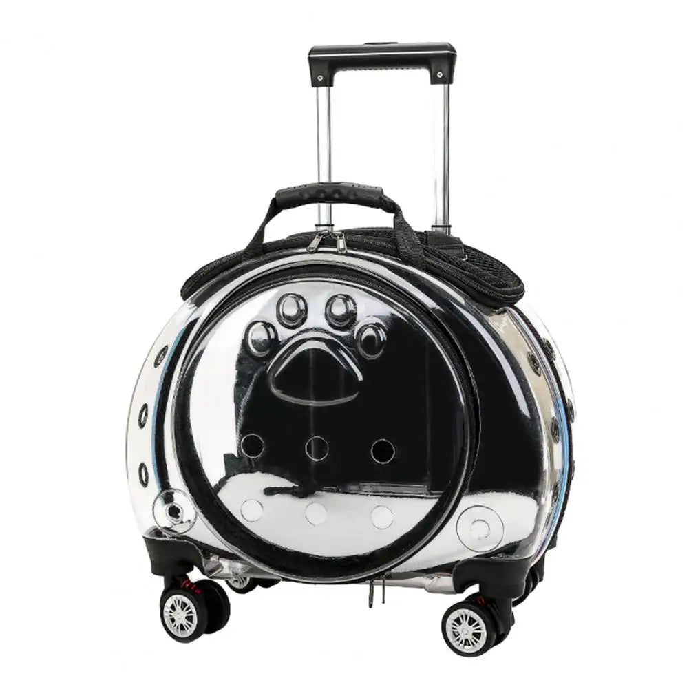 Pet Trolley Case With Ventilation Holes For Cats And Travel
