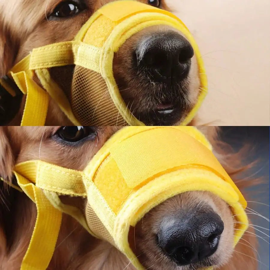 Adjustable Dog Muzzle Anti Bite Anti Bark With Breathable Mesh