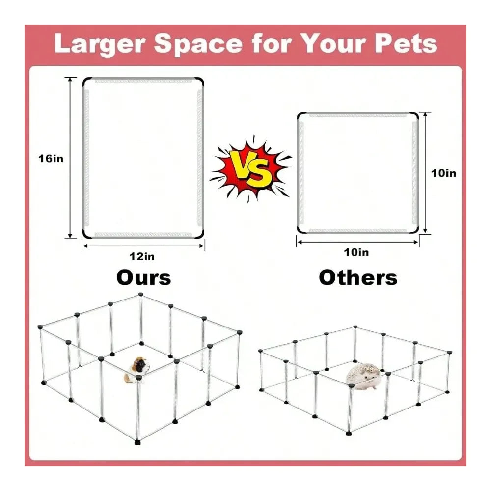 XMSJ Panels Small Animal Playpen Waterproof Indoor Outdoor