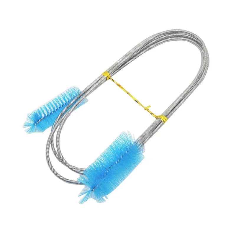 TUNFAN Stainless Steel Aquarium Cleaning Brush For Fish Tank Maintenance