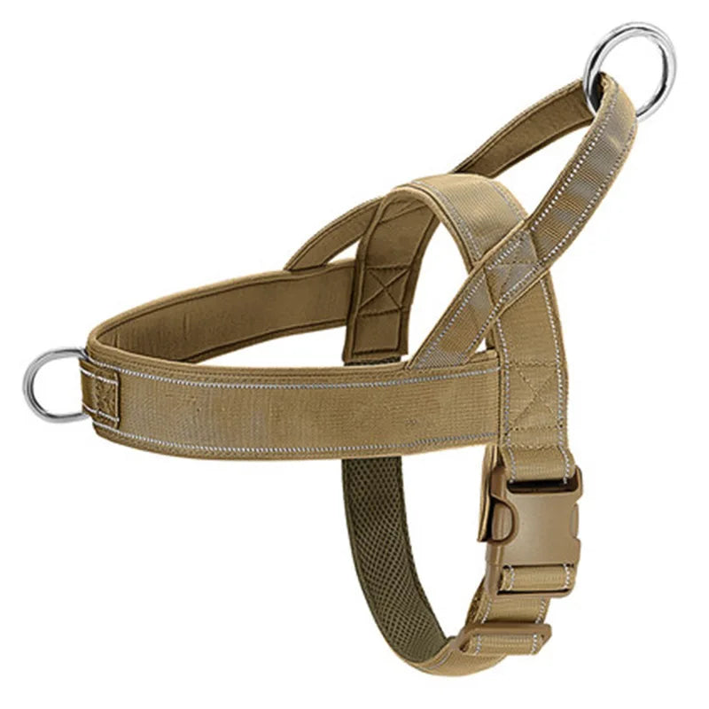 Anti-Pull Dog Harness 1000D Nylon Tactical Training Vest With Handle