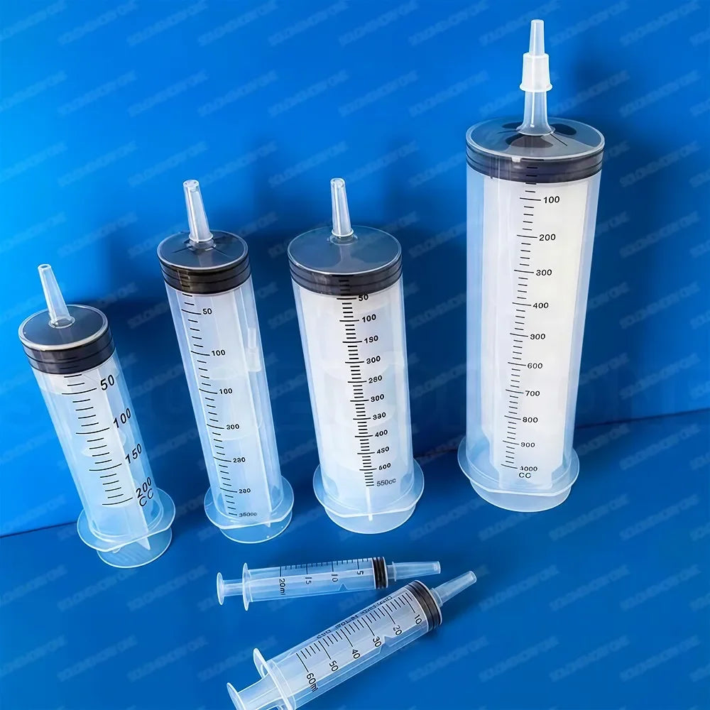 Plastic Syringes Set For Laboratory Dispensing Use