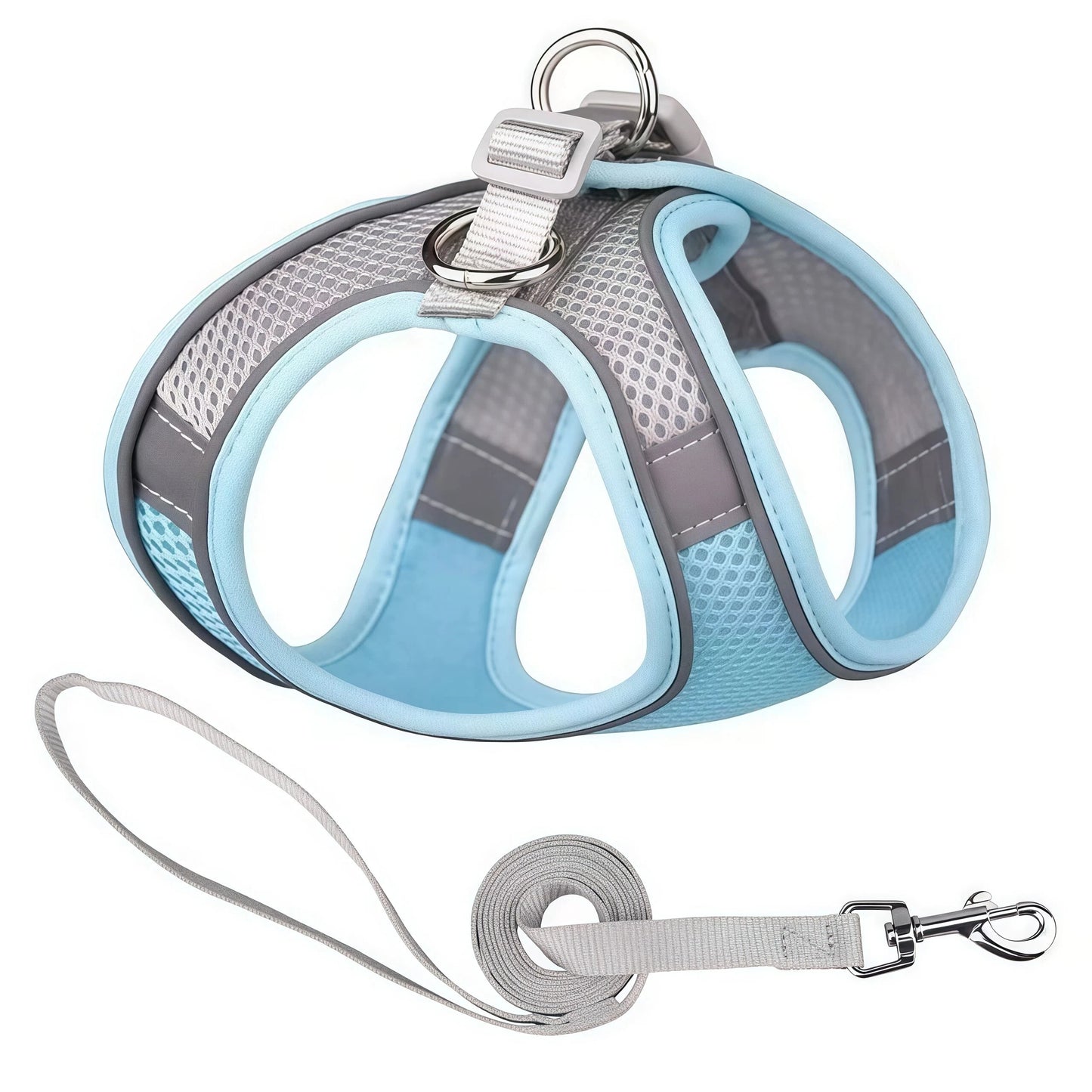 Pet Dog Harness and Leash Set for Small Medium Dog Outdoor Walking Reflective Adjustable Cat Vest Harness Chihuahua Pet Supplies