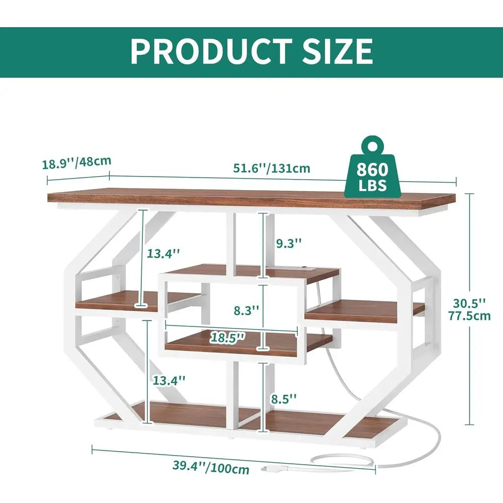 Heavy Duty Tank Stand With Power Outlet For Aquariums And Terrariums