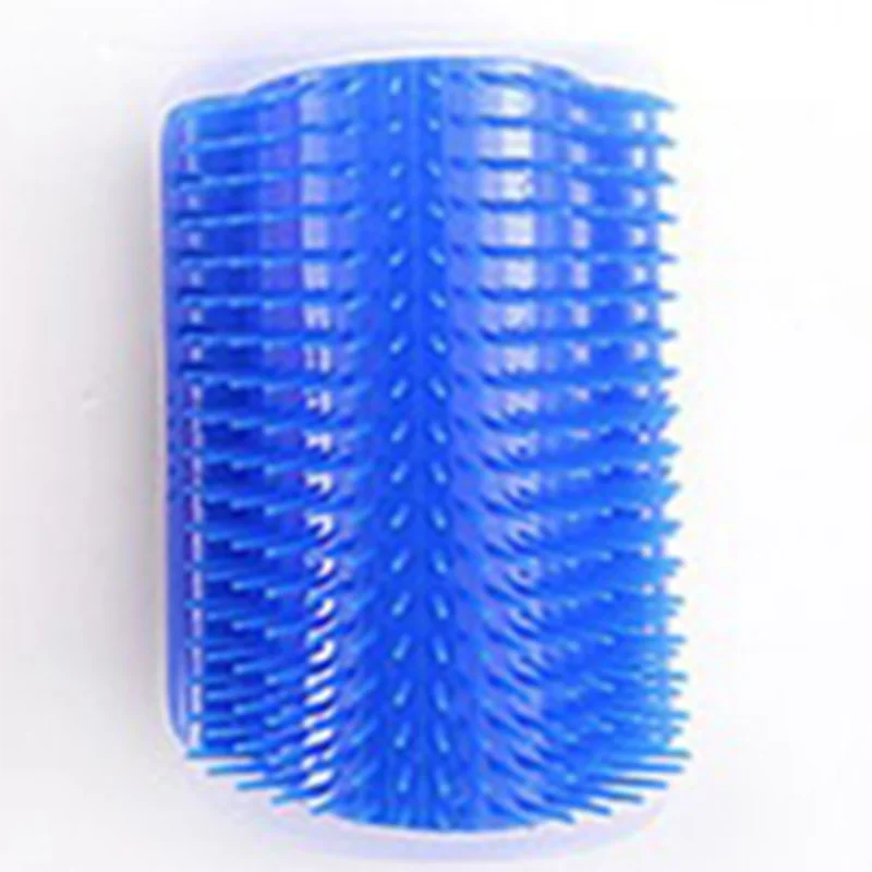 Cat Corner Scrubber Massager Scratcher Brush For Pet Grooming