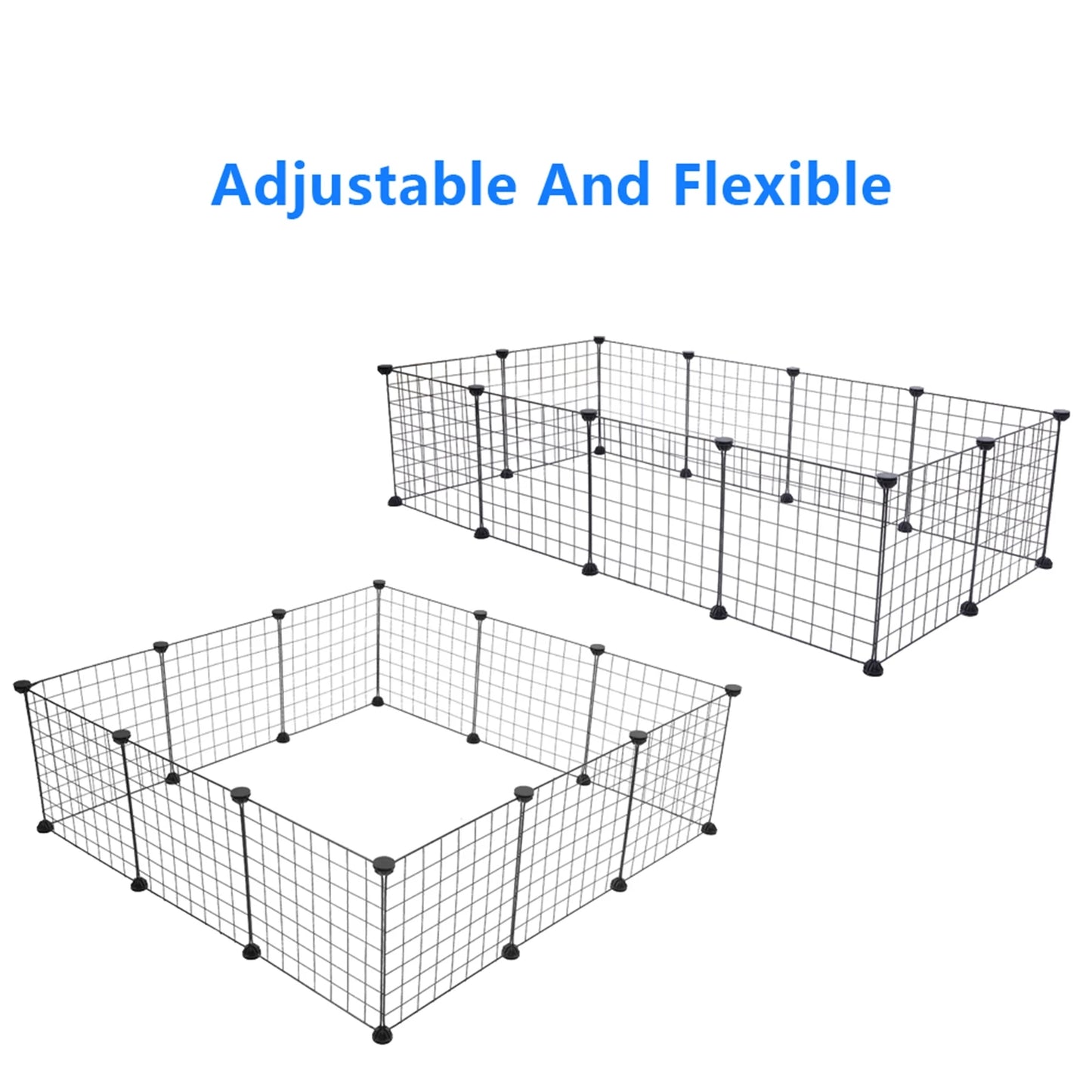 Pet Playpen Indoor Metal Wire Cage For Small Animals
