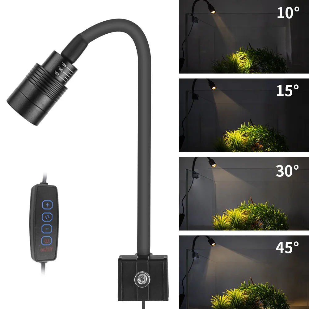 USB Aquarium Grow Light ClipOn LED 3W For Aquatic Plants