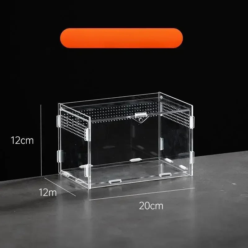 Acrylic Reptile Habitat Terrarium Box Enclosure For Tarantulas