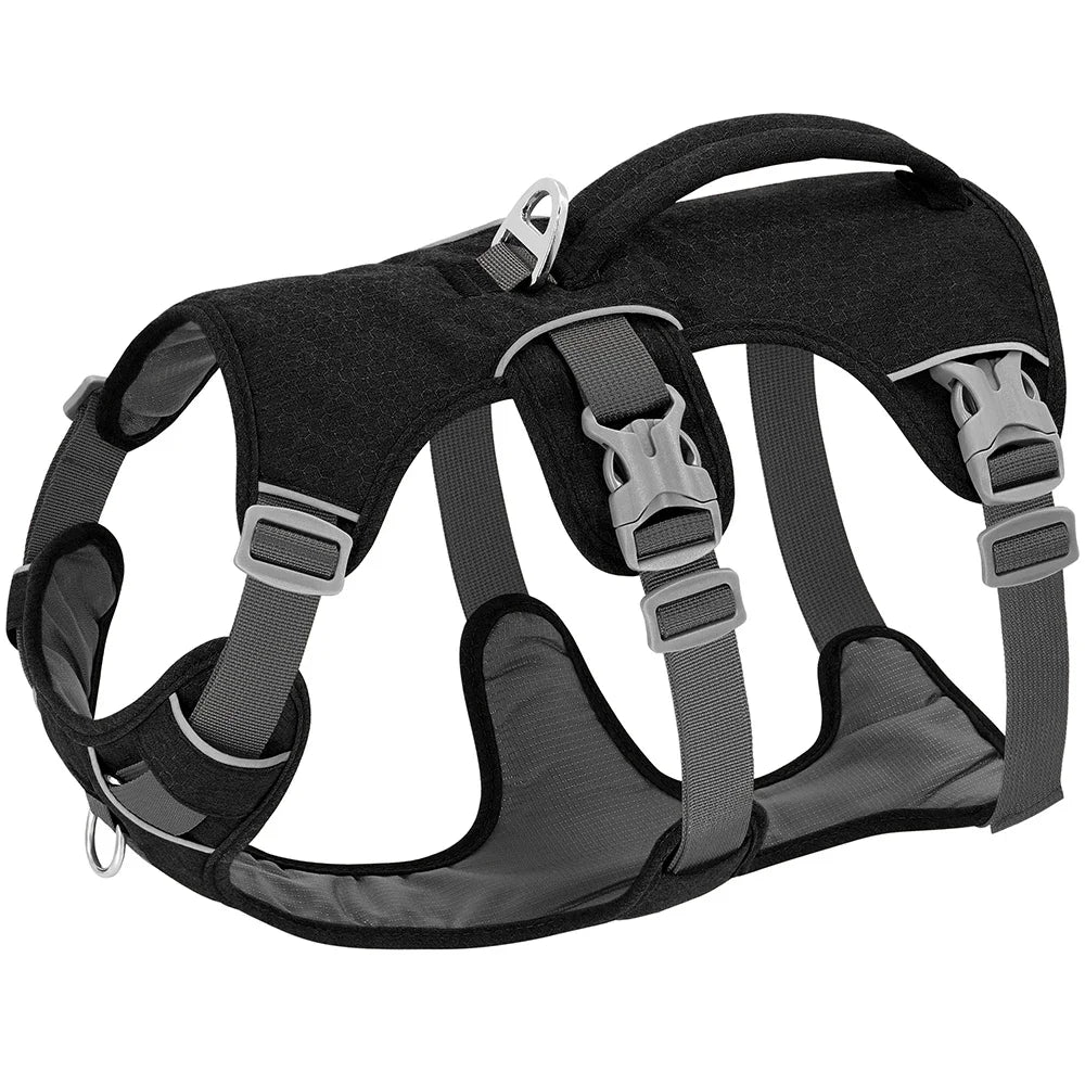Nylon Reflective Dog Harness With Adjustable Handle