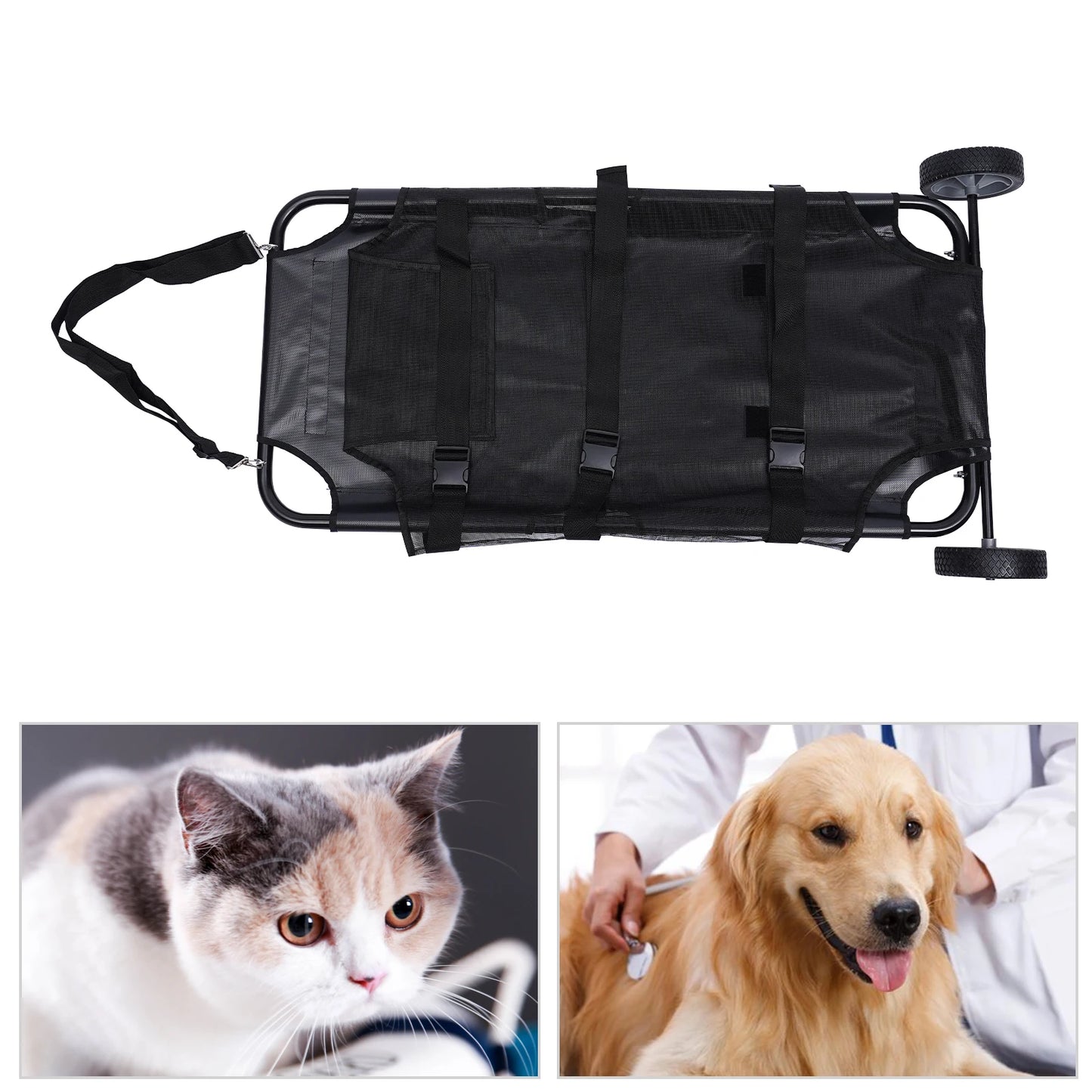 Foldable Pet Stretcher Veterinary Transport Bed For Dogs And Cats