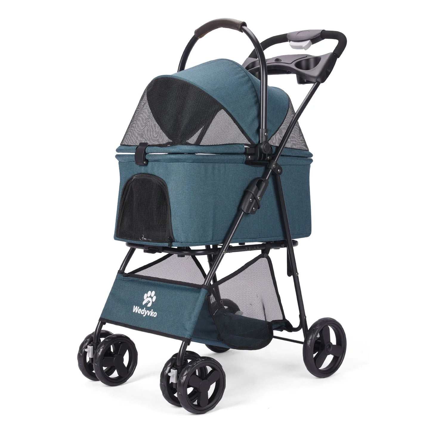 3 In 1 Pet Stroller Removable Carrier All Terrain Waterproof