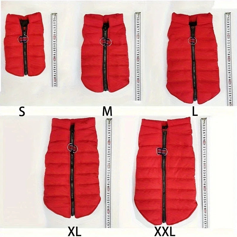 Winter Warm Dog Coat Jacket Padded Clothing For Pets