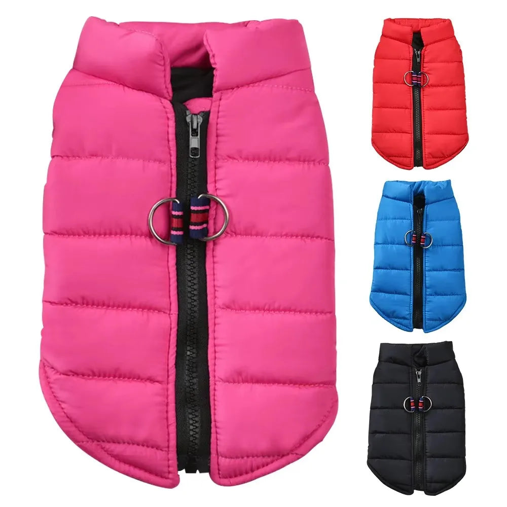 Winter Warm Dog Coat Jacket Padded Clothing For Pets