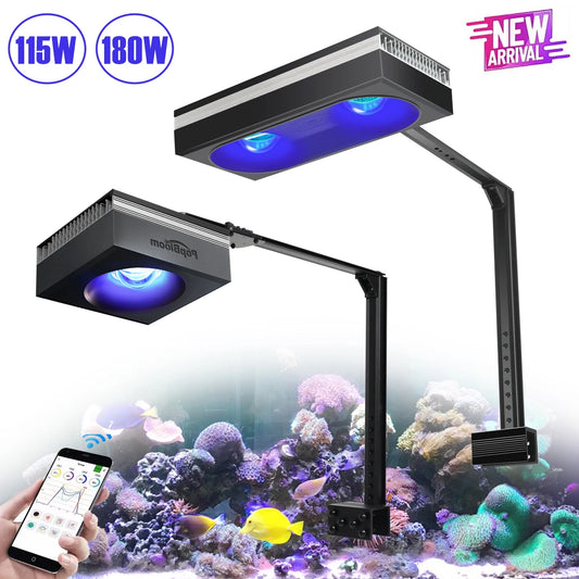 PopBloom RL115 Aquarium LED Light Full Spectrum for Corals