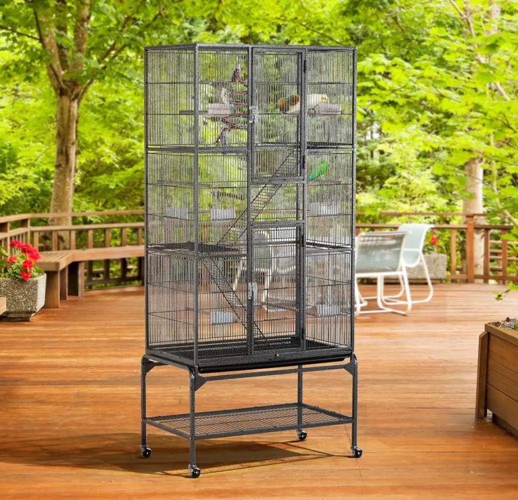 Iron Bird Cage For Parrots And Other Birds Indoor Use