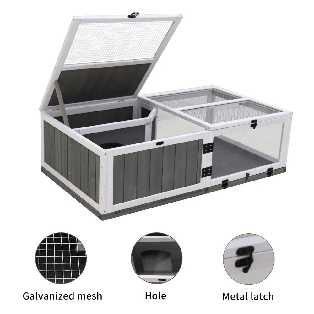 Upgrade Waterproof Activity Tray for Small Animals and Reptiles