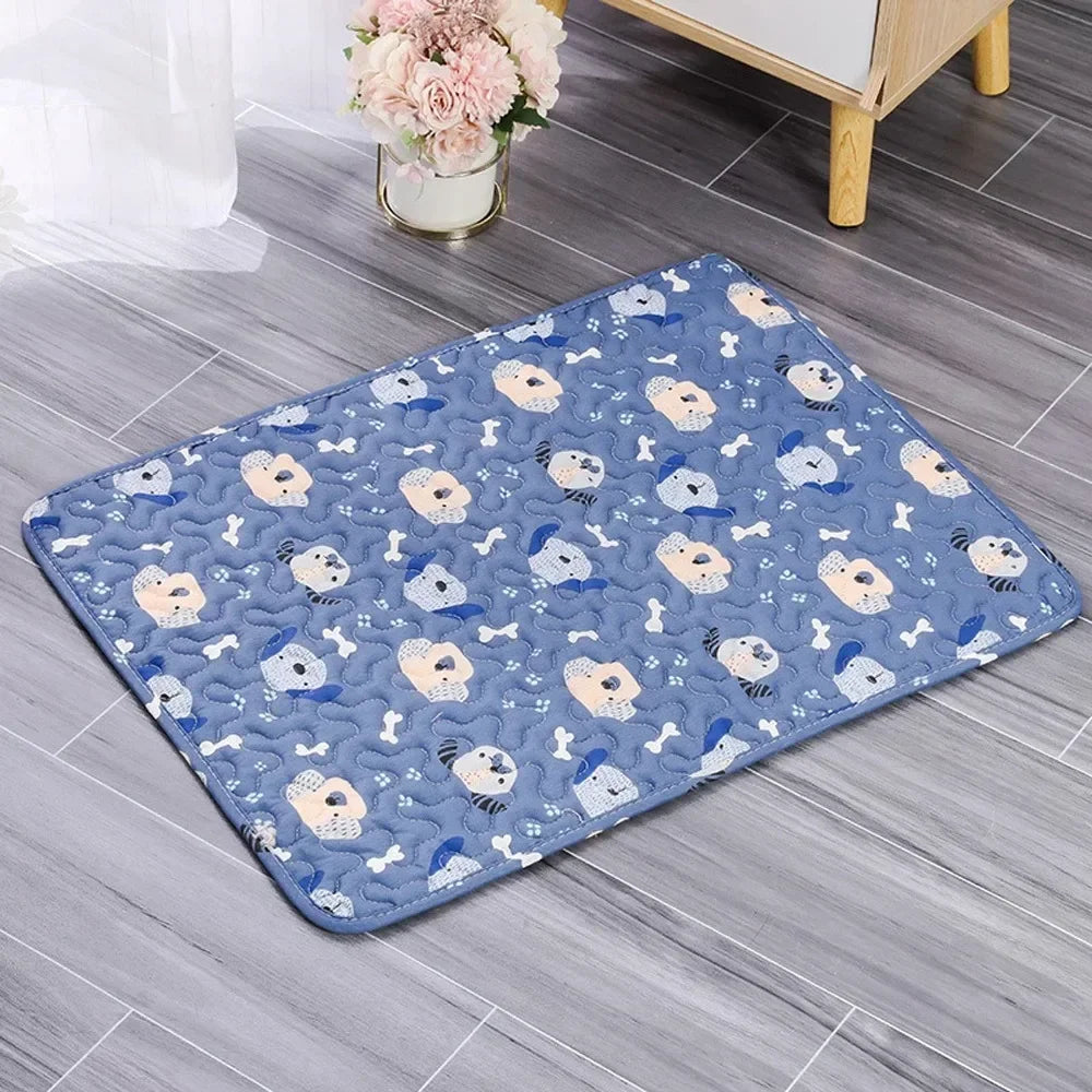 Cooling Pet Bed Mat Ice Silk Moisture Proof For Pets