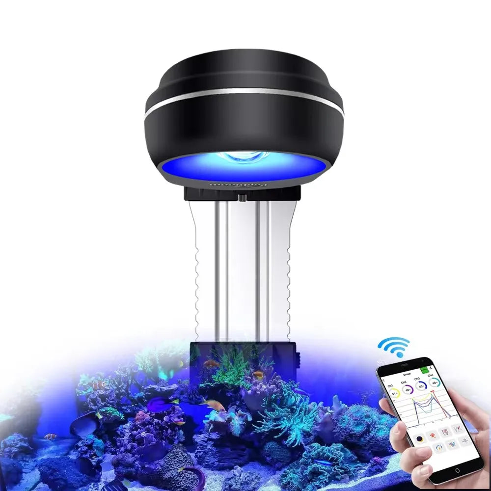 PopBloom WiFi Nano Aquarium LED Light 60W Full Spectrum