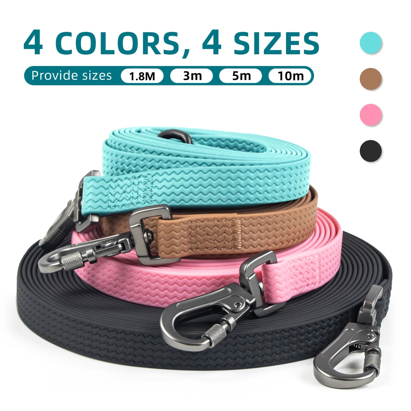 Henshine Dog Gear PVC Leash Basic All Seasons Striped