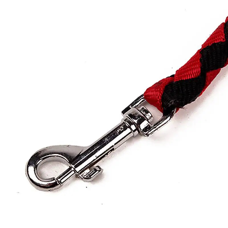 1.4m Double Dog Leash With Two Way Coupler And Elastic