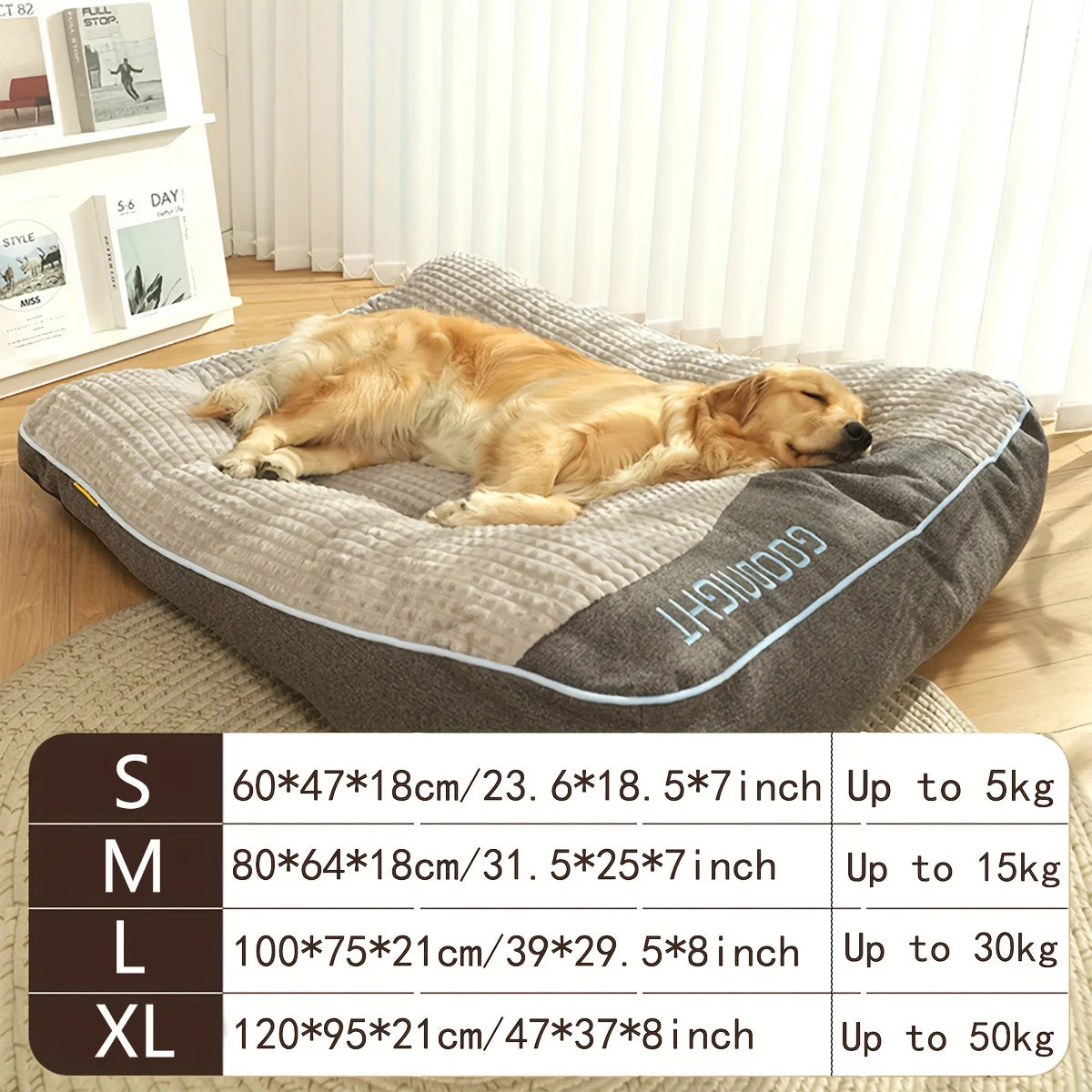 Orthopedic Dog Bed Durable Kennel Cushion for Dogs