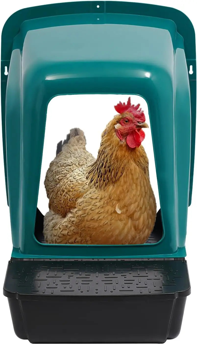 Five Pack Roll Away Chicken Nesting Boxes With Perch Tray