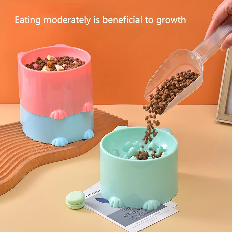 Cat Slow Feeder Bowl Anti Choking Design For Safe Feeding