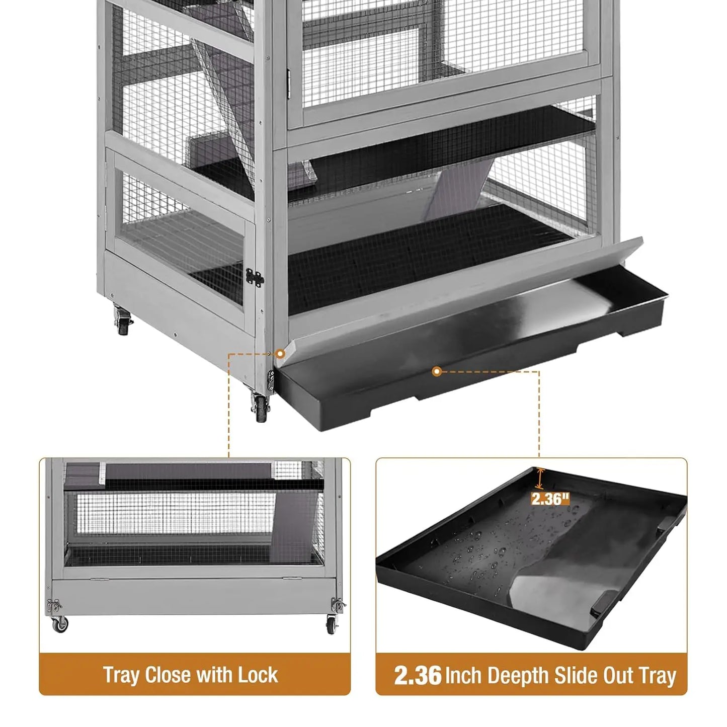 Critter Nation Ferret Cage for Small Pets Four Level Enclosure