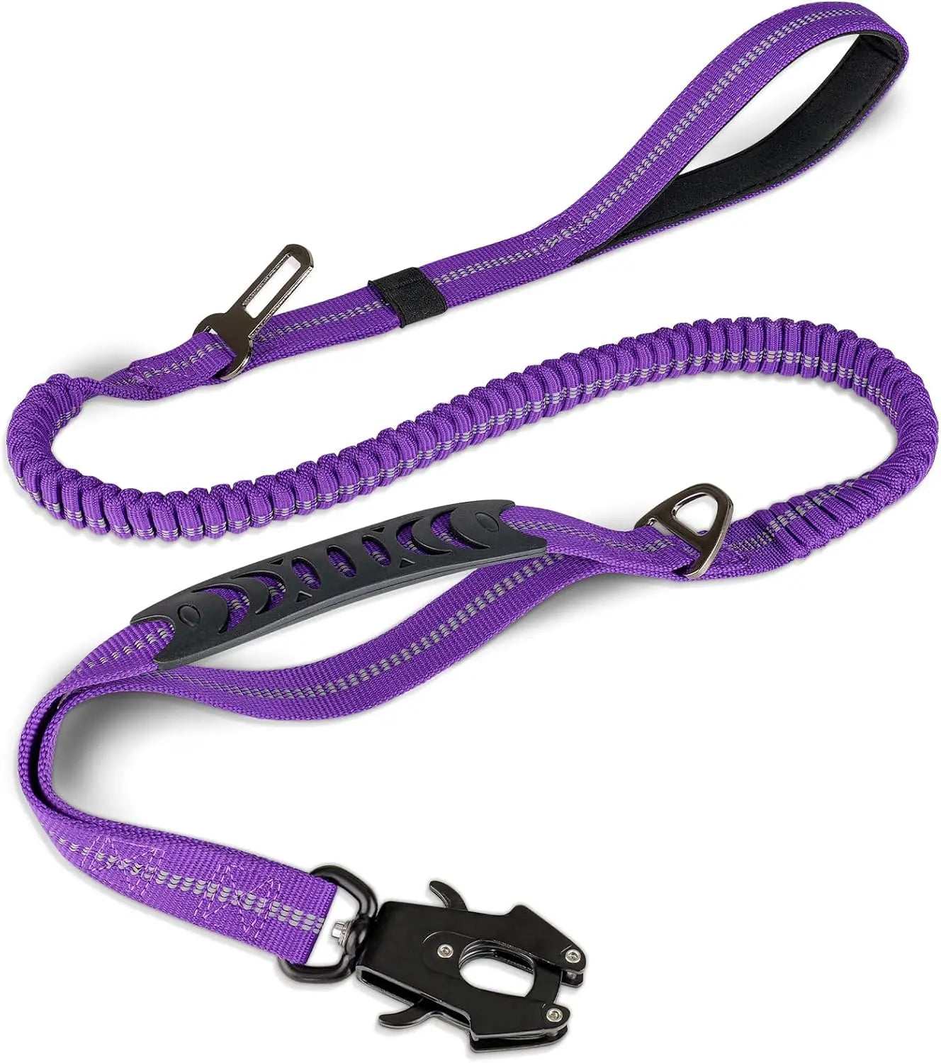 Reflective Shock Absorbing Pet Leash For Large Dogs Heavy Duty