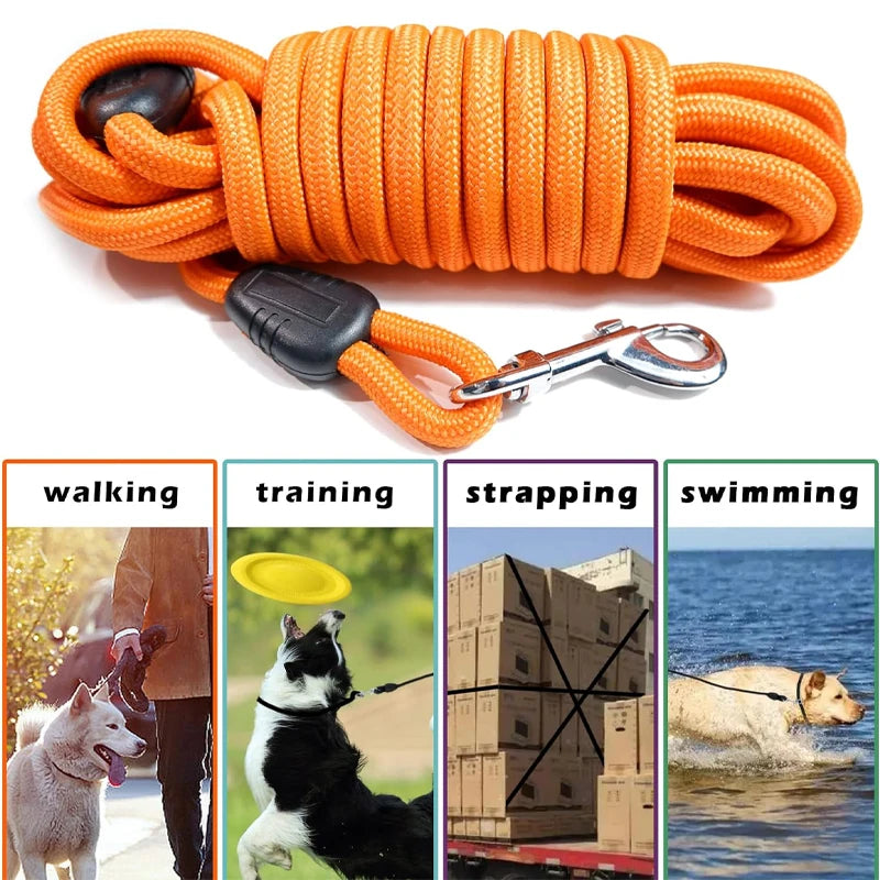 Heavy Duty Rope Dog Training Leash For Medium Large Dogs