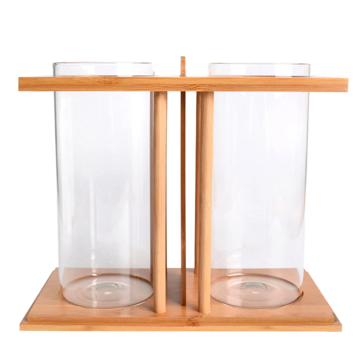 Mini Glass Desktop Aquarium Kit With Energy Efficient LED Light