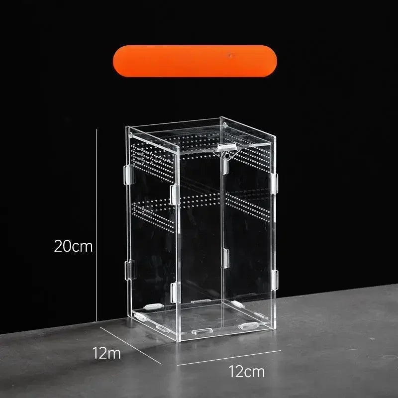 Acrylic Reptile Habitat Terrarium Box Enclosure For Tarantulas