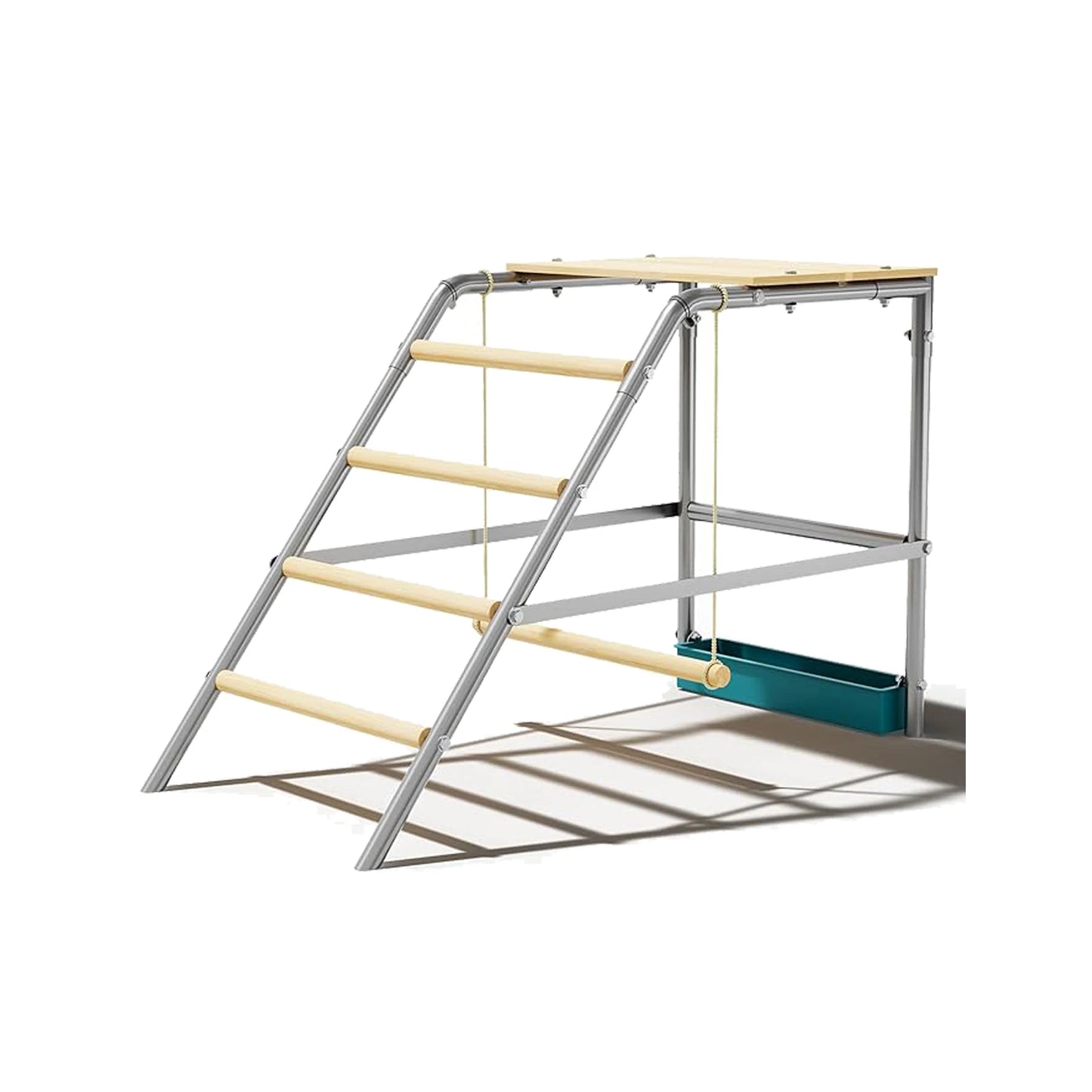 Chicken Coop Perch With Ladder Design And Weatherproof Roosting Bars
