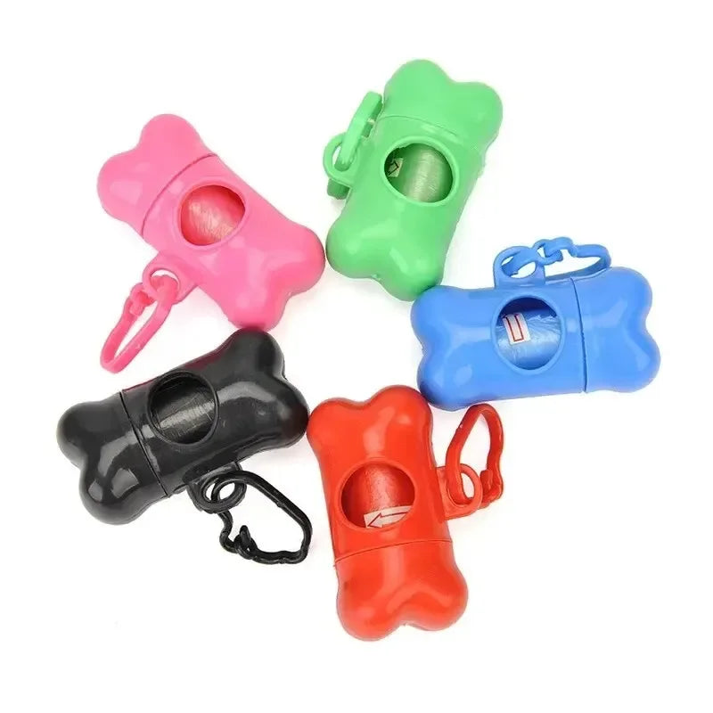 Bone Shaped Dog Waste Bag Dispenser For Walking And Cleaning Supplies