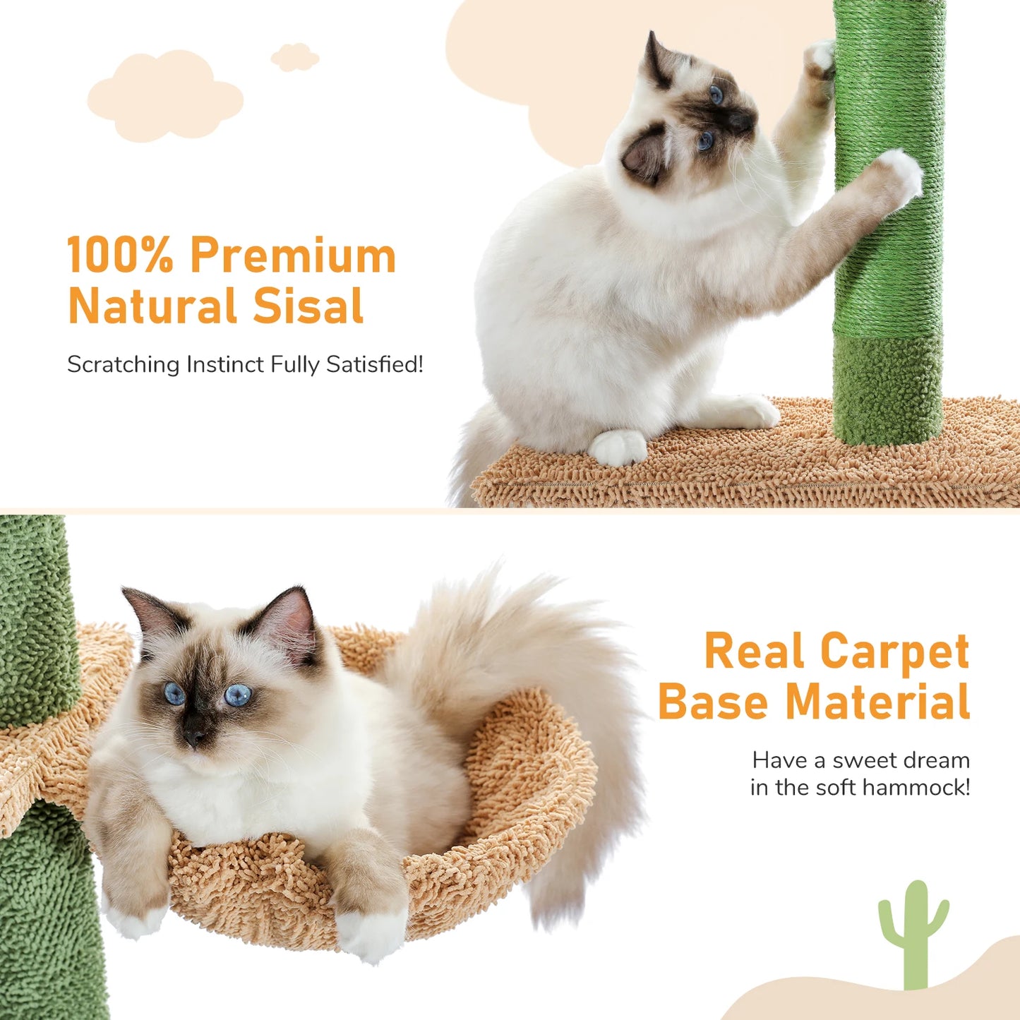 PAWZ Road 5Tier Cat Tree Floor To Ceiling Tower Indoor