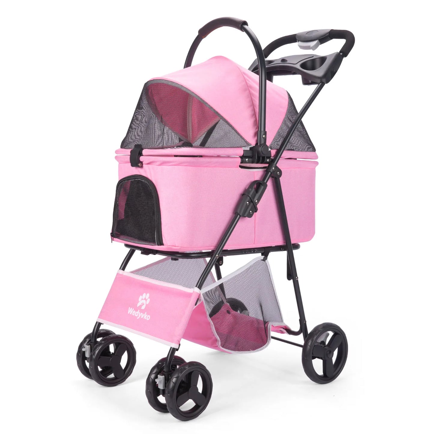 3 In 1 Pet Stroller Removable Carrier All Terrain Waterproof