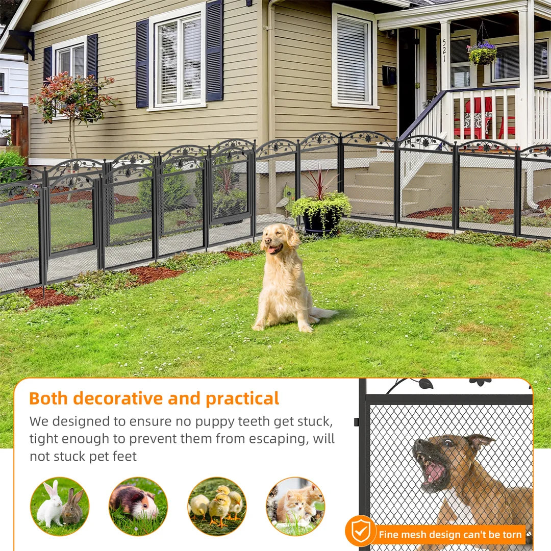BINGOPAW 8 Panel Heavy Duty Dog Playpen With Waterproof Pad