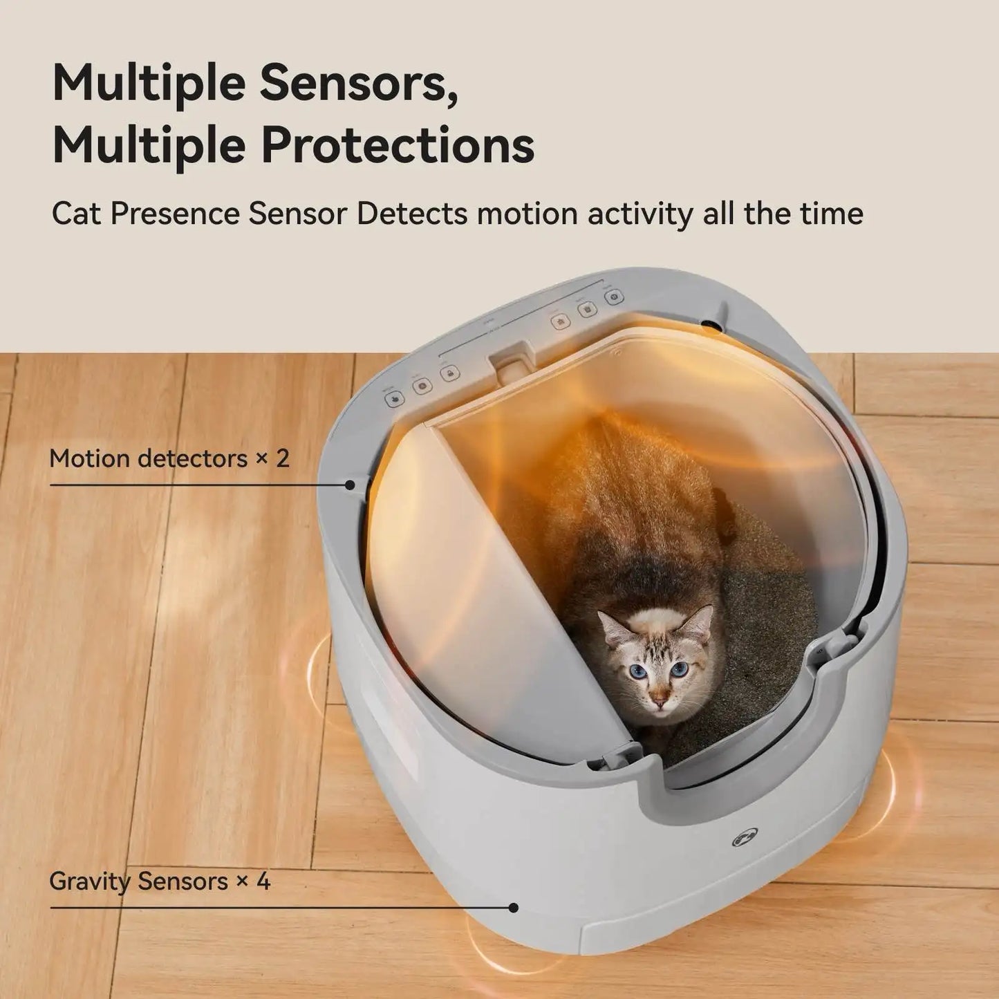Furoomate Automatic Self-Cleaning Cat Litter Box For Modern Homes