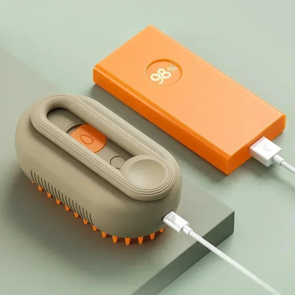 Novelty Moon 3-in-1 Electric Pet Grooming Brush Deshedding Tool