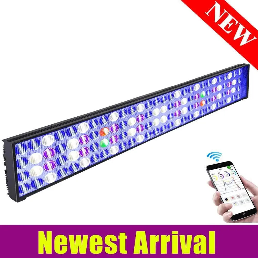 PopBloom WiFi Marine Aquarium Light Full Spectrum LED